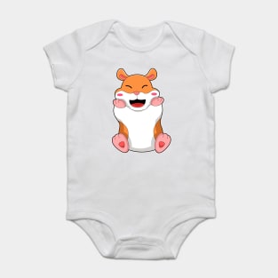 Hamster with red Cheeks Baby Bodysuit